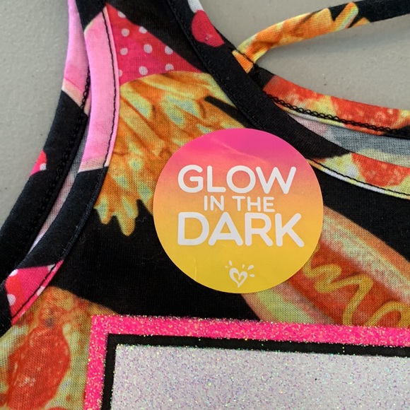 Justice letter K glow in the dark shirt - Picture 3 of 7